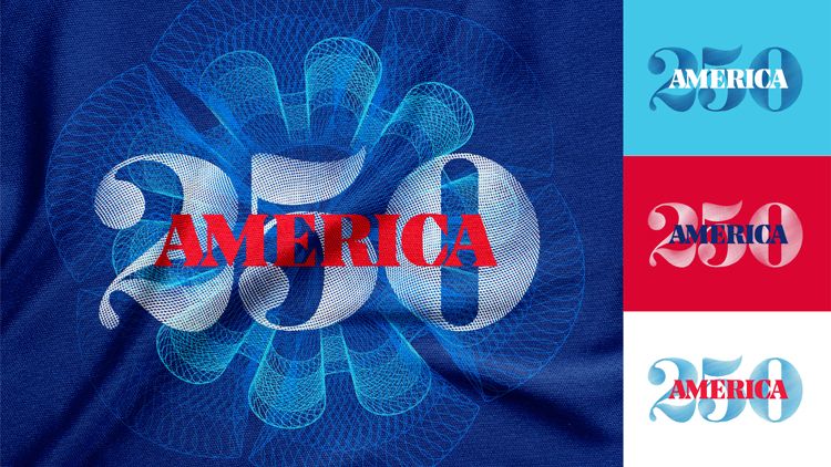 Graphics for America’s 250th birthday