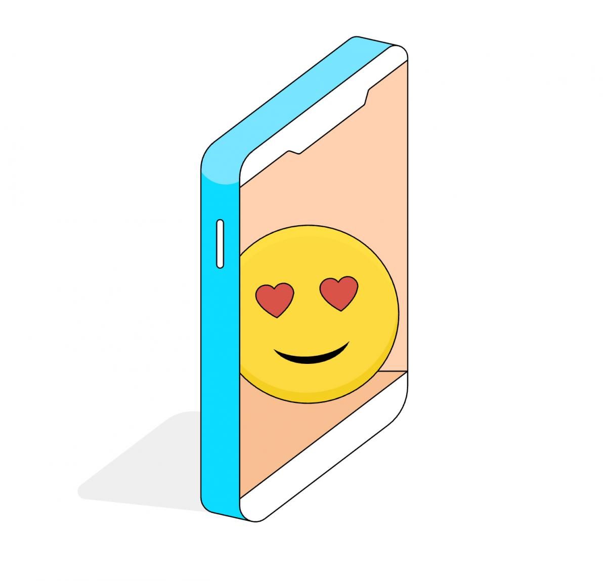Illustration of an emoji